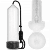 Comprar PUMP ADDICTED - BOMBA ERECCIÓN RX5 TRANSPARENTE CON MASTURBADOR al mejor precio - Envíos Discretos