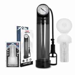 Comprar PUMP ADDICTED - BOMBA ERECCIÓN RX9 NEGRO CON MASTURBADOR al mejor precio - Envíos Discretos