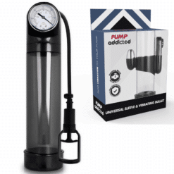 Comprar PUMP ADDICTED - BOMBA ERECCIÓN RX9 NEGRO CON VIBRADOR al mejor precio - Envíos Discretos