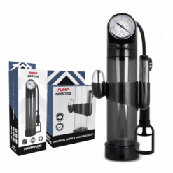 Comprar PUMP ADDICTED - BOMBA ERECCIÓN RX9 NEGRO CON VIBRADOR al mejor precio - Envíos Discretos