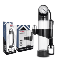 Comprar PUMP ADDICTED - BOMBA ERECCIÓN RX9 TRANSPARENTE CON VIBRADOR al mejor precio - Envíos Discretos
