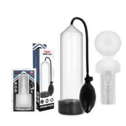 Comprar PUMP ADDICTED - RX3 BOMBA ERECCIÓN CLEAR CON MASTURBADOR al mejor precio - Envíos Discretos
