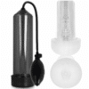 Comprar PUMP ADDICTED - RX3 BOMBA ERECCIÓN NEGRO CON MASTURBADOR al mejor precio - Envíos Discretos