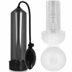 Comprar PUMP ADDICTED - RX3 BOMBA ERECCIÓN NEGRO CON MASTURBADOR al mejor precio - Envíos Discretos