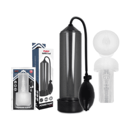 Comprar PUMP ADDICTED - RX3 BOMBA ERECCIÓN NEGRO CON MASTURBADOR al mejor precio - Envíos Discretos