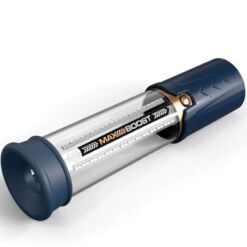 Comprar PUMP WORX - BOMBA DE ERECCION MAX BOOST AZUL al mejor precio - Envíos Discretos