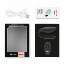 Comprar RITHUAL KAMA CONTROL REMOTO PARA PAREJAS AZABACHE al mejor precio - Envíos Discretos
