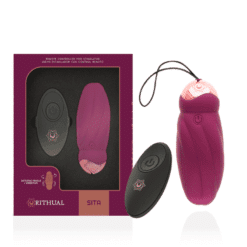 Comprar RITHUAL - SITA HUEVO CONTROL REMOTO ROTACIÓN DE PERLAS + VIBRACIÓN al mejor precio - Envíos Discretos