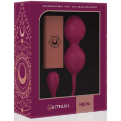 Comprar RITUAL NISHA BOLAS KEGEL RECARGABLES VIBRADORAS ORQUIDEA al mejor precio - Envíos Discretos
