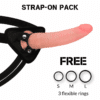 Comprar ROCKARMY - ARNÉS + DUAL DENSITY CRUSADER DILDO REALISTA 21.5 CM -O- 4.46 CM al mejor precio - Envíos Discretos