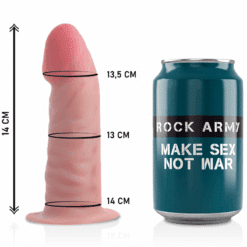 Comprar ROCKARMY - ARNES + DUAL DENSITY TIGER DILDO REALISTA 14 CM -O- 4.46 CM al mejor precio - Envíos Discretos