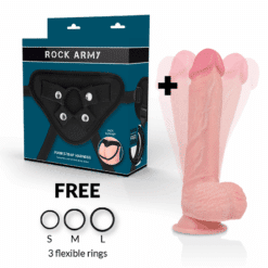 Comprar ROCKARMY - ARNES + HAWK ROTADOR Y VIBRADOR 22 CM -O- 4.6 CM al mejor precio - Envíos Discretos