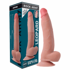 Comprar ROCKARMY - LEOPARD DILDO REALISTA DUAL DENSITY 23 CM -O- 4.77 CM al mejor precio - Envíos Discretos