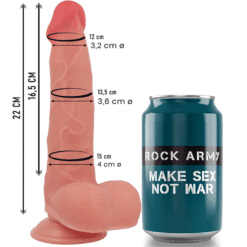Comprar ROCKARMY - RANGER DILDO REALISTA DUAL DENSITY LIQUID SILICONE 22 CM -O- 3.6 CM al mejor precio - Envíos Discretos
