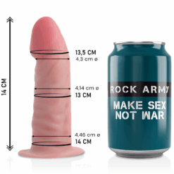 Comprar ROCKARMY -TIGER DILDO REALISTA DUAL DENSITY14 CM -O- 4.46 CM al mejor precio - Envíos Discretos