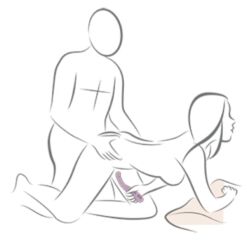 Comprar ROCKS- OFF - GEMINI VIBRADOR DUAL PUNTO G Y ESTIMULADOR CLÍTORIS MORADO al mejor precio - Envíos Discretos
