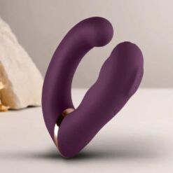 Comprar ROCKS- OFF - GEMINI VIBRADOR DUAL PUNTO G Y ESTIMULADOR CLÍTORIS MORADO al mejor precio - Envíos Discretos