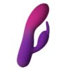 Comprar ROCKS- OFF - GLO- GIRL VIBRADOR RABBIT MORADO al mejor precio - Envíos Discretos