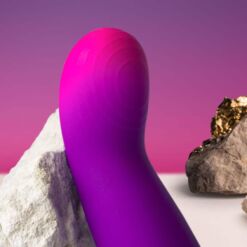 Comprar ROCKS- OFF - GLOW GIRL VIBE VIBRADOR G-SPOT DISCRETO MORADO al mejor precio - Envíos Discretos
