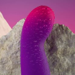 Comprar ROCKS- OFF - GLOW GIRL VIBE VIBRADOR G-SPOT DISCRETO MORADO al mejor precio - Envíos Discretos