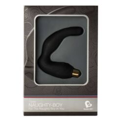 Comprar ROCKS-OFF - NAUGHTY-BOY MASAJEADOR DEL PUNTO G MASCULINO 7 V NEGRO al mejor precio - Envíos Discretos