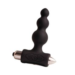 Comprar ROCKS- OFF - PETITE SENSATIONS BUBBLES PLUG ANAL VIBRADOR NEGRO al mejor precio - Envíos Discretos