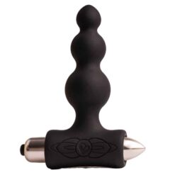 Comprar ROCKS- OFF - PETITE SENSATIONS BUBBLES PLUG ANAL VIBRADOR NEGRO al mejor precio - Envíos Discretos