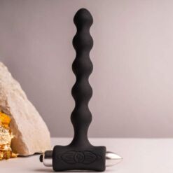 Comprar ROCKS- OFF - PETITE SENSATIONS PEARLS PLUG ANAL VIBRADOR NEGRO al mejor precio - Envíos Discretos