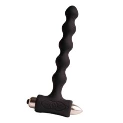 Comprar ROCKS- OFF - PETITE SENSATIONS PEARLS PLUG ANAL VIBRADOR NEGRO al mejor precio - Envíos Discretos