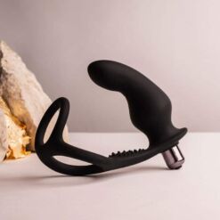Comprar ROCKS- OFF - RO- ZEN RRO PLUG ANAL CON ANILLO VIBRADOR PARA EL PENE NEGRO al mejor precio - Envíos Discretos