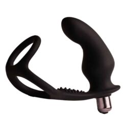 Comprar ROCKS- OFF - RO- ZEN RRO PLUG ANAL CON ANILLO VIBRADOR PARA EL PENE NEGRO al mejor precio - Envíos Discretos