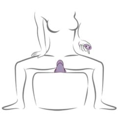 Comprar ROCKS- OFF - RUBY GLOW VIBRADOR SIT-ON MORADO al mejor precio - Envíos Discretos