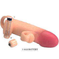 Comprar ROMANCE - FUNDA PARA PENE CON VIBRACIÓN NATURAL al mejor precio - Envíos Discretos