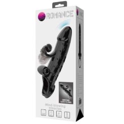 Comprar ROMANCE - FUNDA PARA PENE CON VIBRACIÓN NEGRO al mejor precio - Envíos Discretos