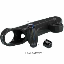 Comprar ROMANCE - FUNDA PARA PENE CON VIBRACIÓN NEGRO al mejor precio - Envíos Discretos