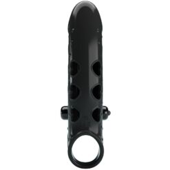 Comprar ROMANCE - FUNDA PARA PENE CON VIBRACIÓN NEGRO al mejor precio - Envíos Discretos