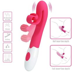 Comprar ROMANCE - VIBRADOR Y ESTIMULADOR 30 VELOCIDADES ROSA al mejor precio - Envíos Discretos