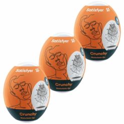 Comprar SATISFYER - 3 HUEVOS MASTURBADORES CRUNCHY al mejor precio - Envíos Discretos