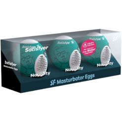 Comprar SATISFYER - 3 HUEVOS MASTURBADORES NAUGHTY al mejor precio - Envíos Discretos