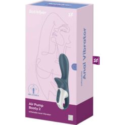Comprar SATISFYER - AIR PUMP BOOTY 2 GRIS OSCURO al mejor precio - Envíos Discretos