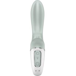 Comprar SATISFYER - AIR PUMP BOOTY 3 VIBRADOR ANAL INFLABLE VERDE GRIS al mejor precio - Envíos Discretos