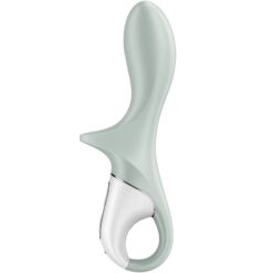 Comprar SATISFYER - AIR PUMP BOOTY 3 VIBRADOR ANAL INFLABLE VERDE GRIS al mejor precio - Envíos Discretos