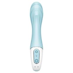 Comprar SATISFYER - AIR PUMP VIBRATOR 5+ VIBRADOR PUNTO G INFLABLE APP AZUL al mejor precio - Envíos Discretos