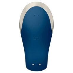 Comprar SATISFYER - APP DOUBLE LOVE VIBRADOR PAREJAS LUXURY AZUL al mejor precio - Envíos Discretos