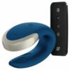 Comprar SATISFYER - APP DOUBLE LOVE VIBRADOR PAREJAS LUXURY AZUL al mejor precio - Envíos Discretos