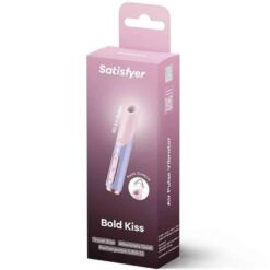 Comprar SATISFYER - BOLD KISS ESTIMULADOR CLÍTORIS POR ONDAS ROSA / VIOLETA al mejor precio - Envíos Discretos