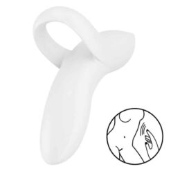 Comprar SATISFYER - BOLD LOVER DEDAL VIBRADOR BLANCO al mejor precio - Envíos Discretos