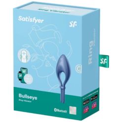 Comprar SATISFYER - BULLSEYE ANILLO VIBRADOR APP AZUL al mejor precio - Envíos Discretos