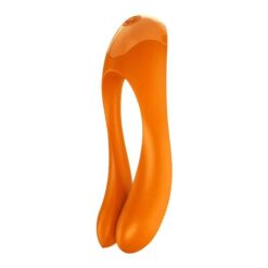 Comprar SATISFYER - CANDY CANE VIBRADOR DEDO NARANJA al mejor precio - Envíos Discretos