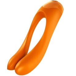 Comprar SATISFYER - CANDY CANE VIBRADOR DEDO NARANJA al mejor precio - Envíos Discretos
